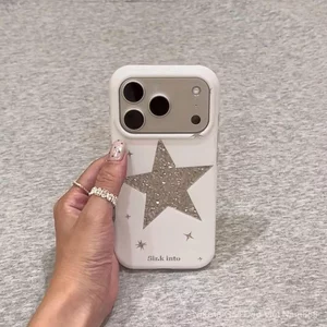 Ốp điện thoại Flash Diamond Star Apple 17pro / 16 / 15 / 14