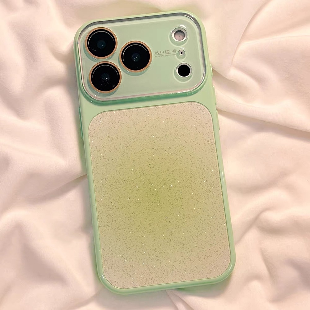 Ốp điện thoại bảo vệ Camera Acrylic lấp lánh Halation cho iPhone 17 Pro Max 16 15 14 Vỏ bảo vệ chống sốc
