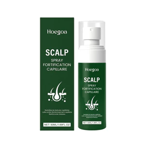 Xịt da đầu tăng cường Hoegoa 50ml - Phục hồi kết cấu da đầu Tăng cường tóc mỏng Chăm sóc da đầu hàng ngày - Nuôi dưỡng điều trị da đầu để phục hồi nếp nhăn & tăng cường tóc