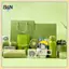 B & N Eco Green Bộ Quà Tặng Cốc Rơm Thủy Tinh Khăn Mềm Lông Tơ UPF 50 Phụ Kiện Chống Nắng Cho Nữ Dailymute.