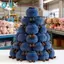 GHX Innocent Blueberry Búp Bê Mô Phỏng Sang Trọng Móc Khóa Dễ Thương Nhồi Bông Túi Đồ Chơi Quyến Rũ Cho Nữ Trường Bapa Trang Trí VN