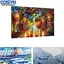 <cosyh>Modern Abstract Oil Painting on Canvas for Bedroom Decor Vibrant Wall Art