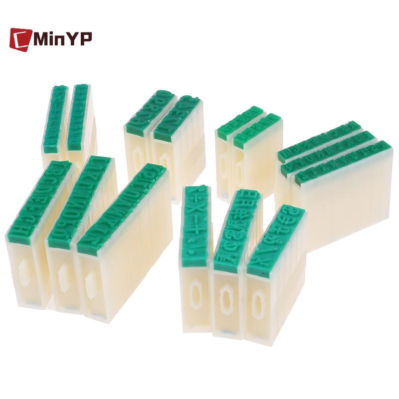 CMinYP Giấy Tem Chữ Số Kỹ Thuật Số Ký Hiệu Con Dấu Chươngbination Mực In Vinh Quang