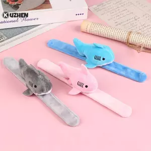 KUZHEN Dễ Thương Sang Trọng Cá Mập Dây Đeo Tay Thú Nhồi Bông Slap Vòng Tay Slap Nhẫn Slap Ban Nhạc Đồ Chơi Cho Trẻ Em Đảng Ủng Hộ Quà Tặng Sinh Nhật HOT