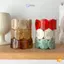 Nữ 1 Chiếc Vòng Tay Nhựa Nối Tròn Không Đều Dây Đàn Hồi Boho Trang Sức Thời Trang Tuyên Bố Tặng Mới