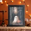 Halloween Phong Cách Retro Chân Đế Hình Thủ Công Tiện Lợi DIY Khung Hình Trang Trí Thích Hợp Cho Tác Phẩm Nghệ Thuật Học Tập