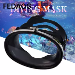 Kính lặn FEDAOG, Lặn cổ điển cổ điển cổ điển, Kính lặn dưới nước HD hình bầu dục rộng rãi mùa hè