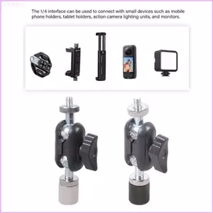 Cinna Mini Ballhead Adapter Với 1 4 Vít Cho Chân Máy Điện Thoại Kẹp Gắn Đèn LED Thiết Kế Nhỏ Gọn Hợp Kim Nhôm Xây Dựng