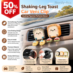 XE VENT NƯỚC HOA CLIP Lắc chân Bánh mì nướng Hình Phong cách chữa bệnh Cửa thoát khí Trang trí Máy khuếch tán hương thơm Sáng tạo Phụ kiện trang trí nội thất ô tô