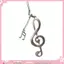 YOI Sweet Musical Note Hợp Kim Móc Khóa Túi Dễ Thương Quyến Rũ Phụ Kiện Điện Thoại Bé Gái