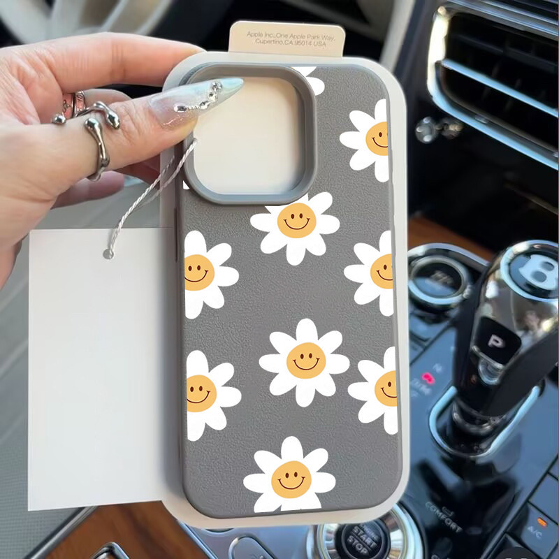 INS Hoa Hướng Dương Ốp Lưng Điện Thoại Motorola MOTO Edge 50 60 70 Pro Fusion STYLUS G85 G84 G75 G05 G34 G15 G35 G54 Vỏ Họa Tiết Louche Thời Trang Silicon Matte INS Vỏ Màu Kẹo