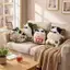 Cỏ Bò Sang Trọng Sáng Tạo Gối Tùy Chỉnh Trừu Tượng Hoạt Hình Đầu Giường Sofa Đệm Tựa Lưng Quà Tặng Sinh Nhật
