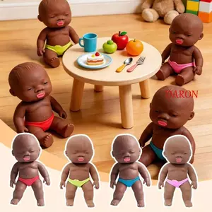 DARON TPR Palm Mini Doll, Da Siliconen Bóp Đồ Chơi Búp Bê, Tái Sinh Lòng Bàn Tay Bé Tái Sinh Búp Bê Mô Phỏng Bé 13CM Đồ Chơi Phục Hồi Chậm Nhân Viên Văn Phòng