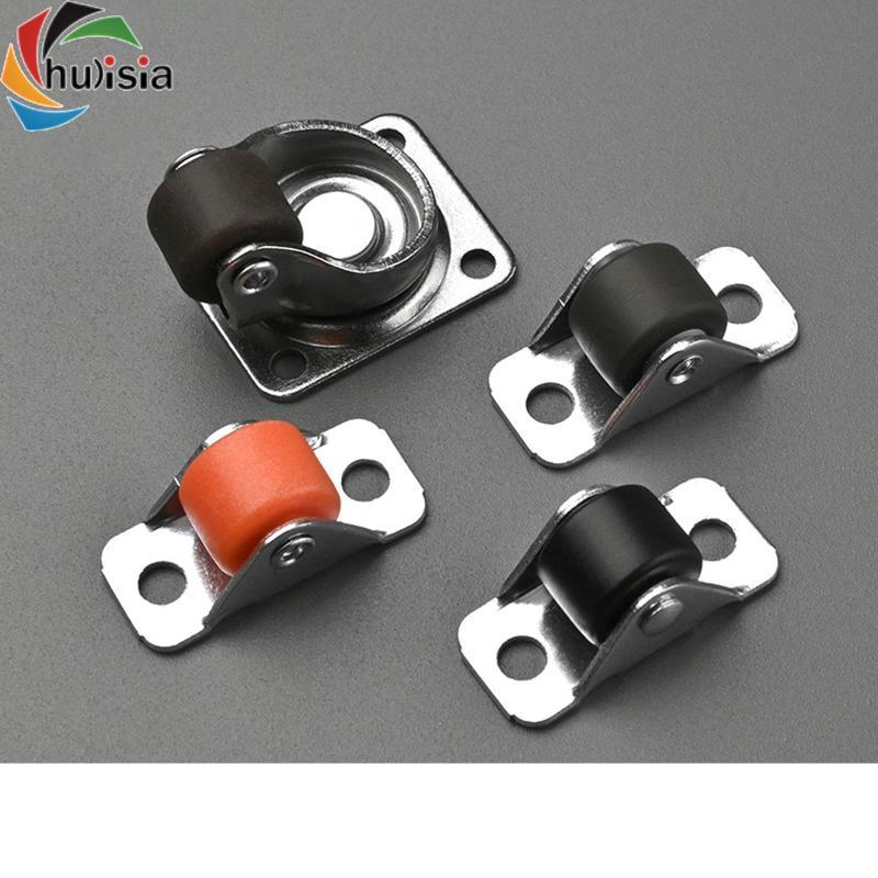 10x Mini Caster Bánh Xe Im Lặng Hạng Nặng Ổn Định Cấu Hình Thấp Bánh Xe Nhỏ Hướng Đơn Cho Thiết Bị Nhỏ Ngăn Kéo Giường Trrundle