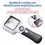 Kính lúp 5x 45x mạnh mẽ Springevenstar có đèn LED chiếu sáng hoàn hảo để kiểm tra và đọc chi tiết Springevenstar