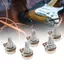 Toyuvn Đàn Guitar Chiết Áp Tuổi Thọ Dài 5 Chiếc Dễ Dàng Lắp Đặt Chia Trục Âm Thanh Chiết Áp Kim Loại Cho Đàn Guitar Điện