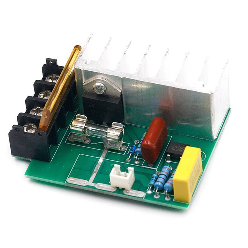 [DCP] 4000W 0-220V AC SCR điều chỉnh điện áp điều chỉnh tốc độ động cơ [VN]