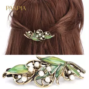 PNPIA- Thời Trang Gril Vintage Trang Sức Kim Loại Nhánh Kẹp Tóc Cho Nữ Cưới Kẹp Tóc