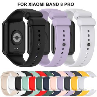 Mới Thay Thế Dây Đeo Silicon Thông Minh Dây Đeo Tay Phụ Kiện Vòng Tay Đồng Hồ Cho Xiaomi Band 8 / 9 / 10 Pro Và redmi Band 4 / 5 / 6 Đồng Hồ Thông Minh