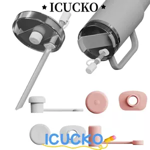 ICUCKO Bộ 3 Nút Chặn Chống Tràn, Cốc Silicon Mũ Rơm, Tumbler Phụ Kiện Chống Rò Rỉ Nút Chặn Tràn Cho Cốc 1.0 2.0 40oz / 30oz