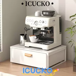 Giá đỡ máy pha cà phê ICUCKO, Loại ngăn kéo Không lắp đặt Kệ lưu trữ mặt bàn, Giá đỡ chống bụi bền bỉ Nhà bếp