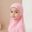CODECOVED Kids Instant Hijab, Khăn trùm đầu bằng kim cương giả thiết kế thoáng khí cho bé gái, Nhẹ và Mềm mại chống trượt vừa vặn Co Giãn cằm Hỗ trợ khăn xếp phong cách dân tộc