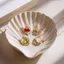 Câu Chuyện Cổ Tích Phong Cách Trái Cây Series Móng Ngựa Khóa Vòng Cổ Dâu Ô Liu Anh Đào Thiết Kế Vòng Cổ Kim Cương Mạ Vàng