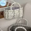 Pufangbliss Hoa Nhà Sắp Xếp Lưu Trữ Giỏ Có Tay Cầm Thiết Kế Cổ Điển Giải Pháp Di Động Cho Lối Vào Thức Ăn VN