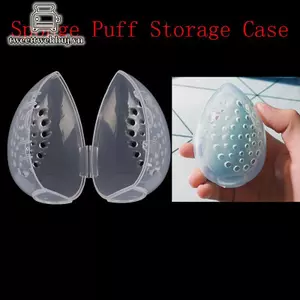 Nhíp Làm Đẹp Bọt Biển Trang Điểm Puff Case Làm Đẹp Bọt Biển Giá Đỡ Trang Điểm Du Lịch Hộp Bảo Quản VN