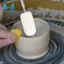 2 Chiếc Kính Thiên Văn Miếng Bọt Biển Dính Cho Đồ Gốm, Có Thể Thu Vào Gốm Bùn Dụng Cụ Đất Sét Bọt Biển Trên Gậy Có Tay Cầm