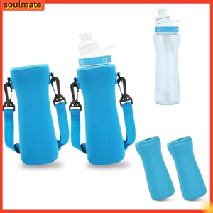 Linh hồn| Giá đỡ bình giữ nhiệt cho chai Circul Vỏ chai cho chai nước Circkul 2 chiếc Vỏ chai nước giữ nhiệt bằng cao su tổng hợp cho Circul – Tay áo cách nhiệt cho du lịch