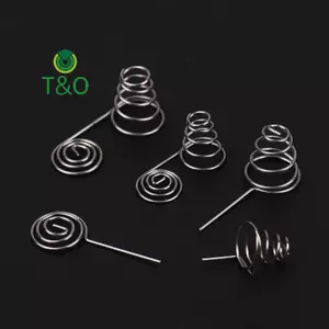 5 CÁI Pin AAA Dây Lò xo Pin AA Cuộn dây âm và tích cực Tấm tiếp xúc lò xo Phụ kiện DIY [mới]