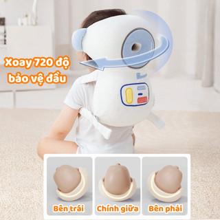Ba Lô Đeo Chống Ngã Cho Bé Tập Đi Có Chuông Báo, Đệm Bảo Vệ Đầu Và Lưng Cho Trẻ Nhỏ An Toàn
