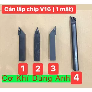 CÁN DAO TIỆN V16 CNC LẮP MẢNH CHÍP V16 MỘT MẶT (VC16/VCGT16)