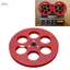 apill Gugxiom 1/4 Cuộn băng trống 7 inch cho TEAC Studer 6 lỗ ABS Thay thế NAB Hub Phụ kiện ghi âm thanh sàn mở Máy nghe nhạc cổ điển (Đỏ)