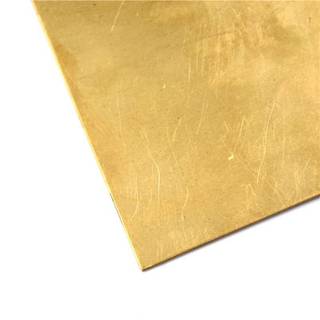 [KTP] Đồng thau kim loại mỏng tấm lá mỏng tấm dày 0.5mm/0.8mm/1mm/2mm 100x100mm Bộ phận tự làm