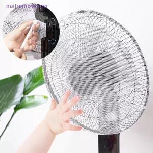 Vỏ quạt lưới có quạt dây rút Vỏ chống bụi an toàn cho bé Bảo vệ ngón tay Trẻ em Bảo vệ ngón tay Lưới Nylon Lưới mùa hè Nhà MỚI