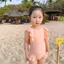 2026 Phong Cách Mới Bé Gái Đồ Bơi Trẻ Em Một Mảnh Màu Nơ Đồ Bơi Cho Bé Hàn Quốc Dễ Thương Ren Đồ Bơi