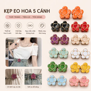 Khóa Thu Eo Quần Hoa Trà Nhiều Màu Không Cần Khâu đa Năng Cho Quần Jean Rộng