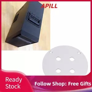 apill Yunseity Audio Wall Plate Hợp kim nhôm 4 vị trí Loa Binding Post Terminal cho Dual 1/4 in Jack cắm tai nghe Bảng điều khiển ổ cắm Cài đặt khác nhau (Bạc)