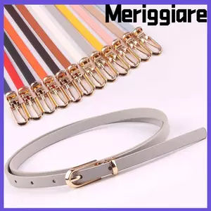 MERIGGIARE Thắt lưng có thể điều chỉnh thời trang Màu kẹo Dây đeo váy duyên dáng