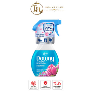 Xịt Vải DOWNY Khử Mùi Và Chống Khuẩn 99.9% Hương Nắng Mai/ Huyền Bí/ Đam Mê Chai 370ml