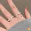 2 Chiếc Nhẫn Nơ Thời Trang Cho Nữ Bé Gái Ngọt Ngào Dễ Thương Hình Học Nơ Mở Nhẫn Có Thể Điều Chỉnh Tiệc Cưới Trang Sức Quà Tặng Mới