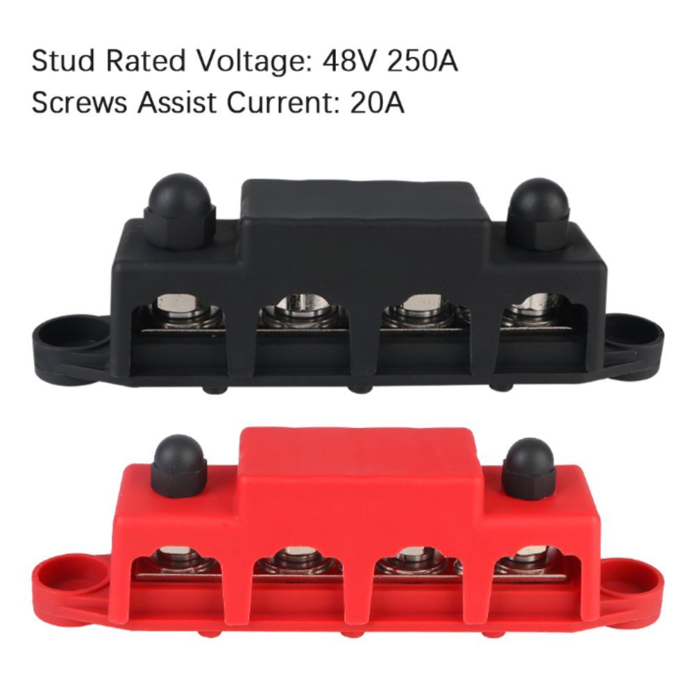 Thanh xe buýt LACYES khối đầu cuối âm 5 chiều, khối phân phối điện M10 Stud mới