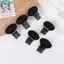 FUHUIOT DIY Dụng cụ tạo kiểu tóc, Đệm đầu tóc phồng hoa vô hình, Phụ kiện tóc lấp lánh Kẹp tóc Bím tóc vô hình Kẹp tóc Lady