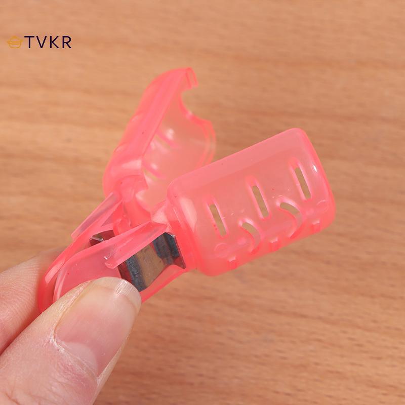 TVKR 10 Chiếc Mực Jig Móc Bảo Vệ Vỏ Bảo Quản Tôm Bule Đuôi Móc Bao Câu Cá Jig Mồi An Toàn Nắp Nhựa Tay OIK