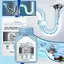 Bồn Rửa Phòng Tắm Unclogger Ống Nạo vét Cho Bồn Rửa Bồn Cầu Làm Tắc Nước Nhà Bếp Tắm Tầng Hầm jiwvn