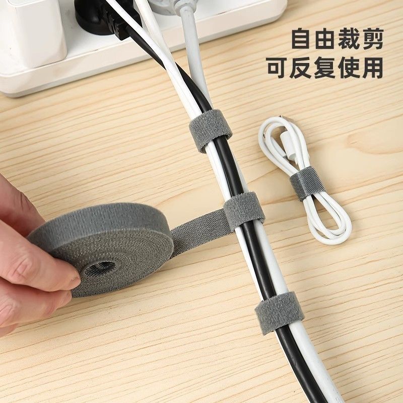 Cáp Dữ Liệu Lưu Trữ Sạc Tổ Chức Velcro Gói Đeo Cuộn Máy Tính Cố Định Bộ Sưu Tập