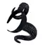 CANAMEK 1 Cái Gothic Động Vật Cừu Quỷ Sừng Halloween Carnival Đảng Trang Phục Đạo Cụ Demon Sừng Mũ Đội Đầu Cosplay Mũ CSF