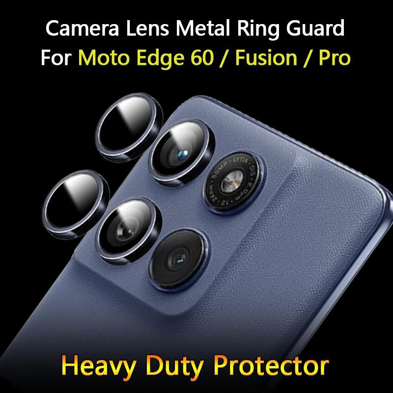 Dành Cho Motorola Edge 70 60 2025 Mặt Sau Điện Thoại Bảo Vệ Camera Cho Motorola Edge 70 60 Fusion + Fusion Plus Hợp Kim Nhôm Kim Loại Ống Kính Máy Ảnh Vòng Nắp Kính Cường Lực Ống Kính